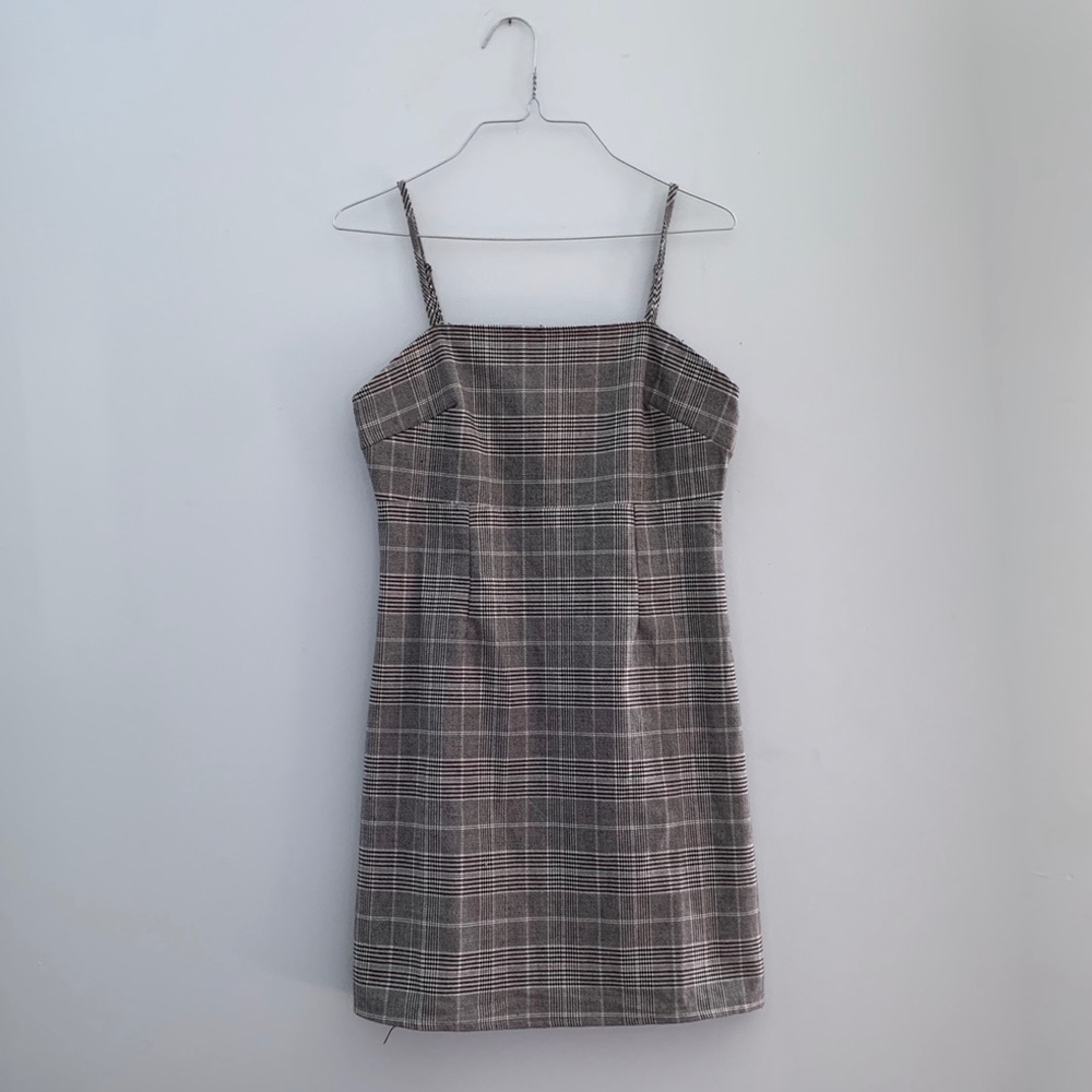 PACSUN Lottie Moss ~ Plaid Shift Mini Dress